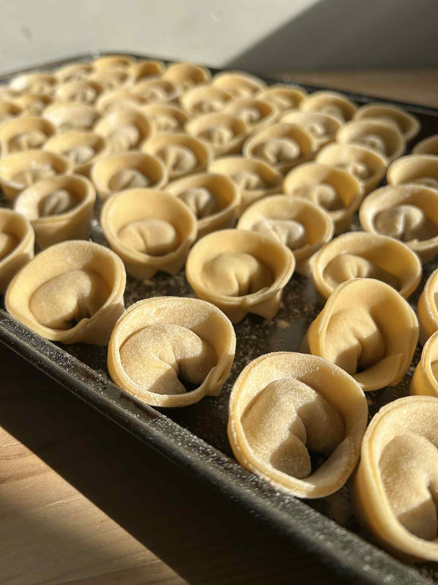 Tortellini de tempeh
