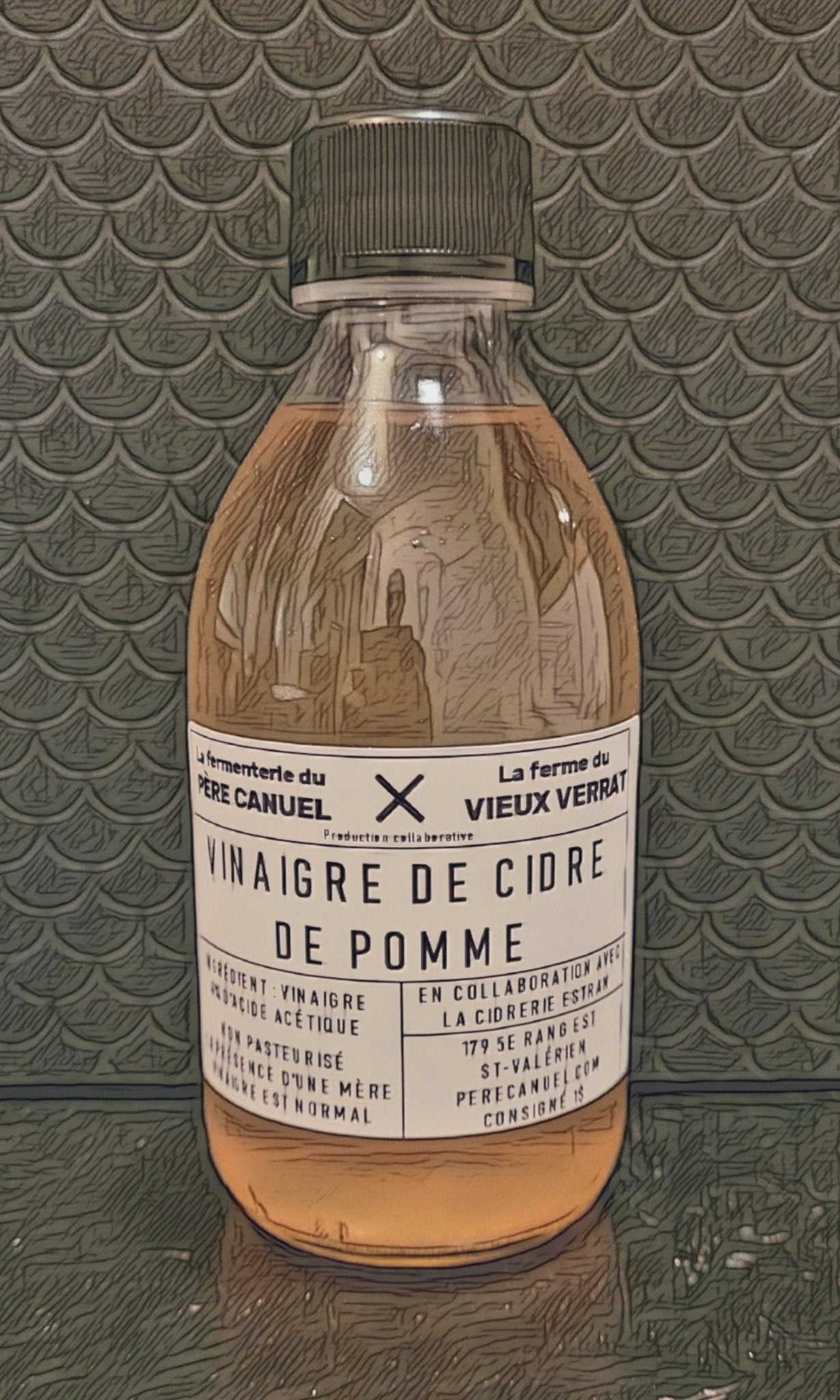 Vinaigre de cidre de pomme - La fermenterie du père Canuel