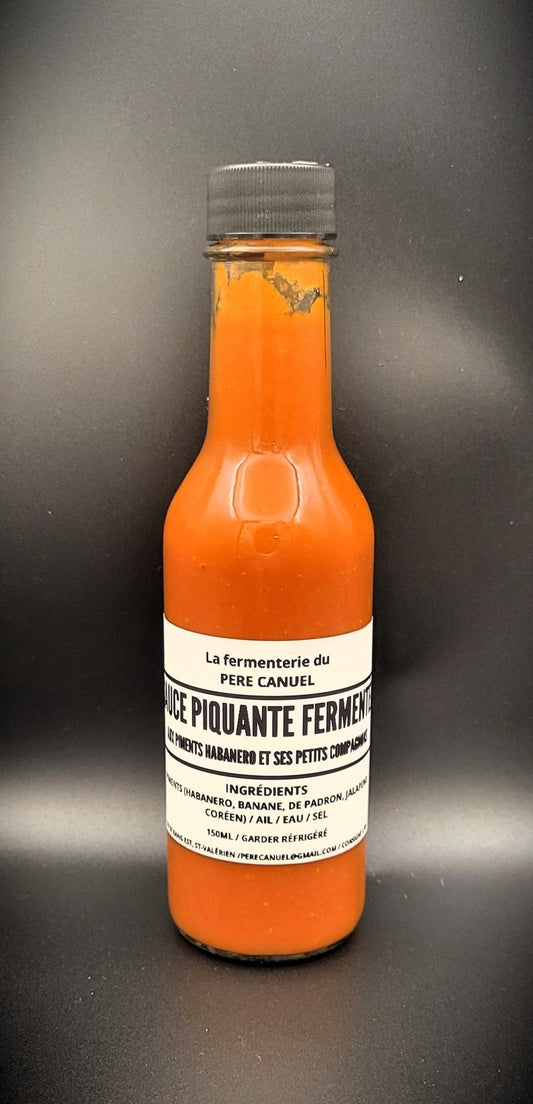 Sauce piquante fermentée - Habanero et ses petits compagnons - La fermenterie du père Canuel