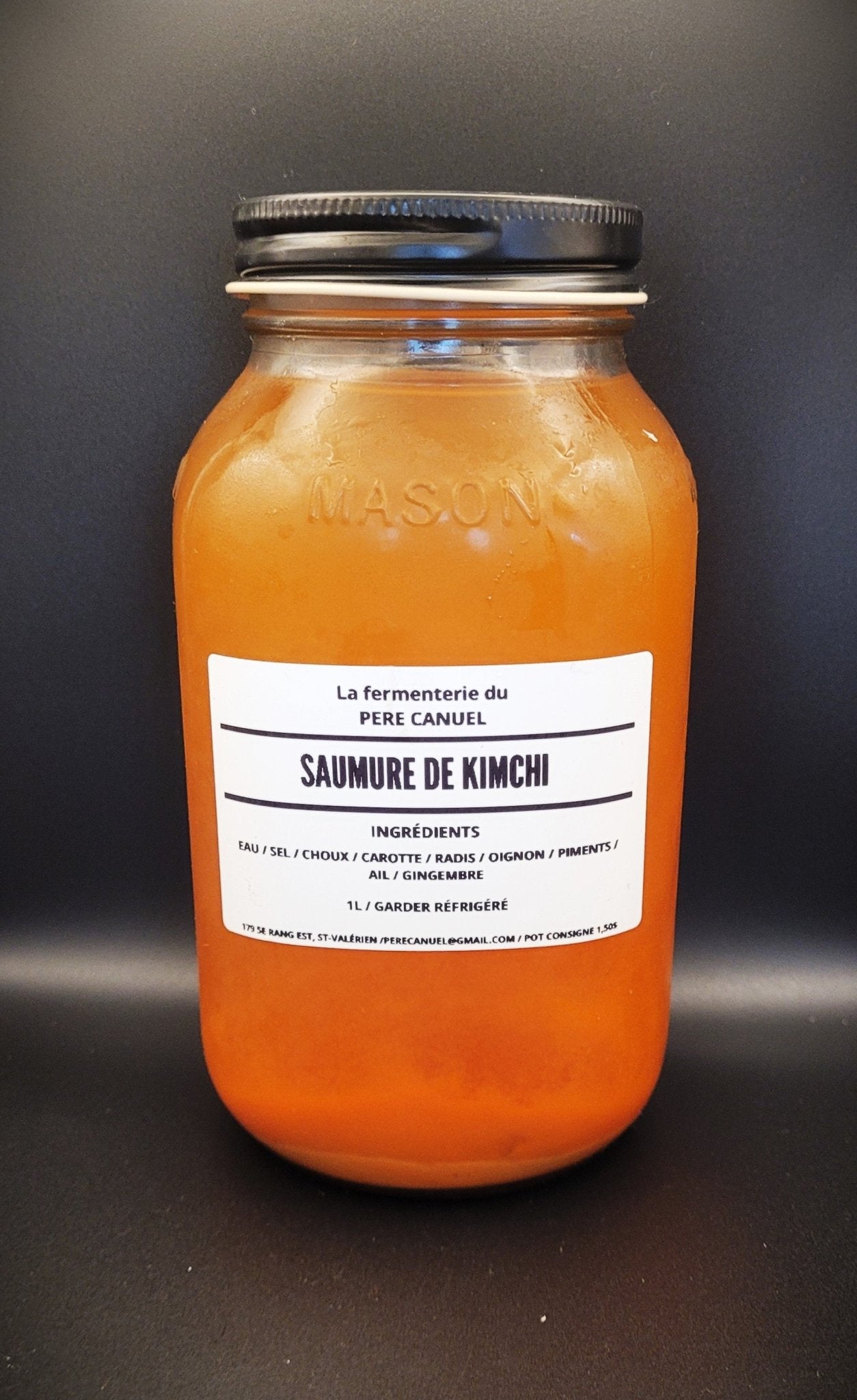 Saumure de Kimchi - La fermenterie du père Canuel