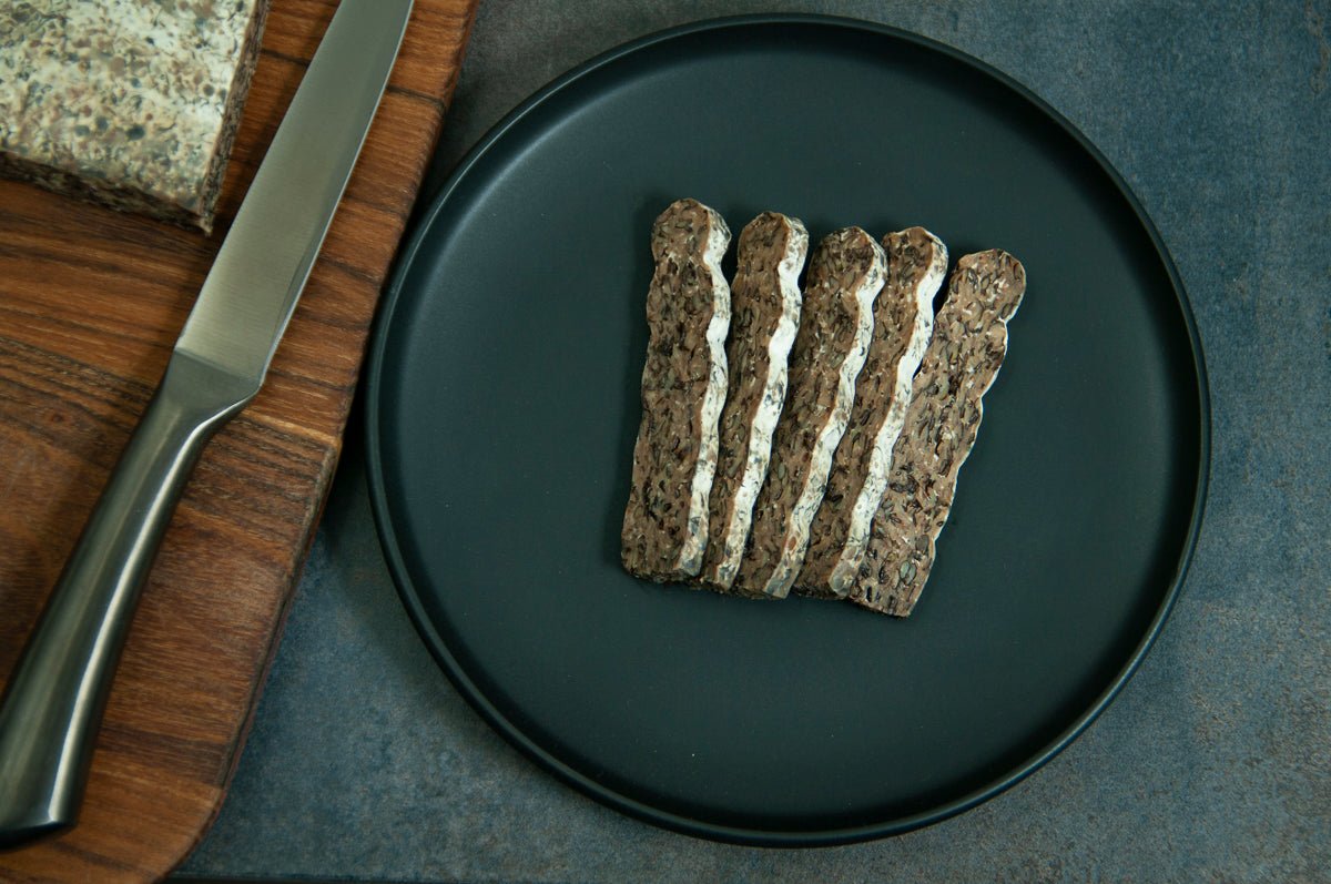 Tempeh de lentilles prêt à cuire - Wakame et berce laineuse - La fermenterie du père Canuel