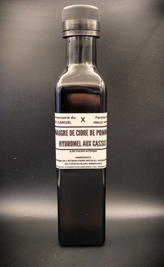 Vinaigre de cidre et hydromel aux cassis - La fermenterie du père Canuel